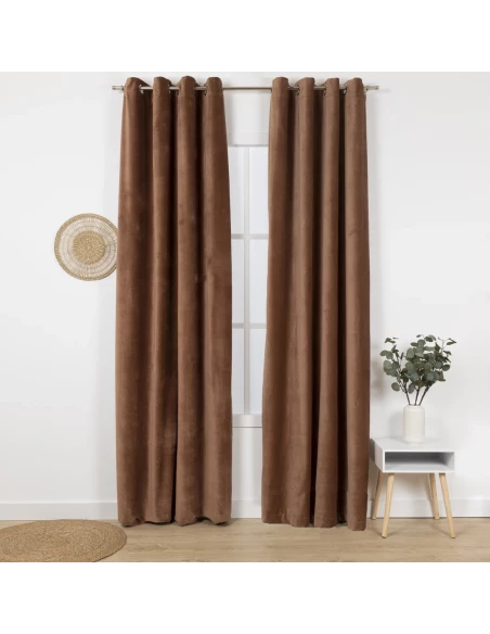 Cortina Terciopelo algodón lisa Cortina Terciopelo algodón lisa