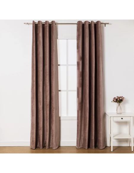 Cortina Terciopelo algodón lisa Cortina Terciopelo algodón lisa