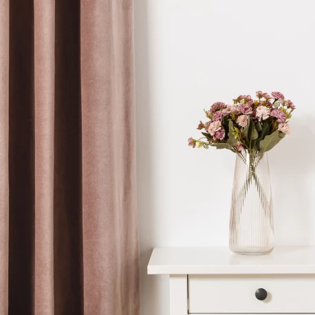 Cortina Terciopelo algodón lisa