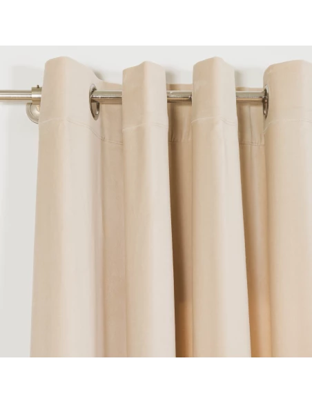 Cortina Terciopelo algodón lisa Cortina Terciopelo algodón lisa