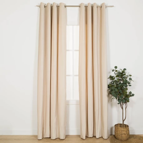 Cortina Terciopelo algodón lisa