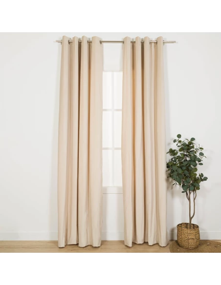 Cortina Terciopelo algodón lisa Cortina Terciopelo algodón lisa