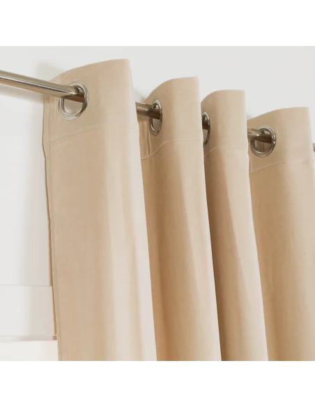 Cortina Terciopelo algodón lisa Cortina Terciopelo algodón lisa