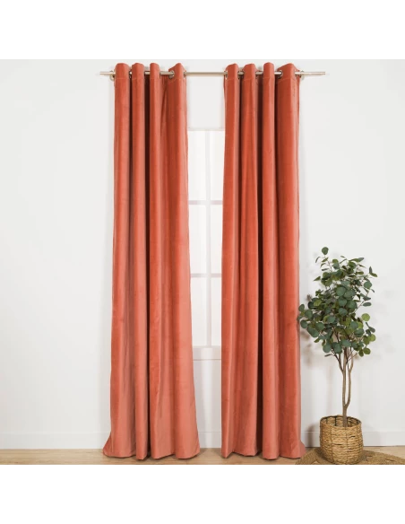 Cortina Terciopelo algodón lisa Cortina Terciopelo algodón lisa
