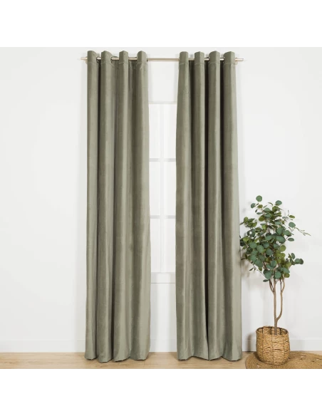 Cortina Terciopelo algodón lisa Cortina Terciopelo algodón lisa