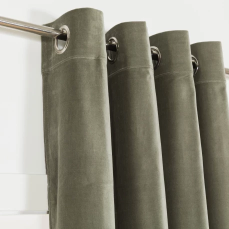 Cortina Terciopelo algodón lisa