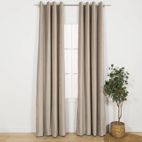 Cortina Terciopelo algodón lisa