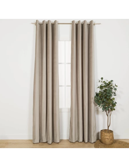 Cortina Terciopelo algodón lisa Cortina Terciopelo algodón lisa