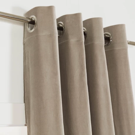Cortina Terciopelo algodón lisa