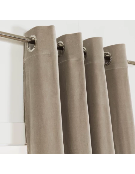 Cortina Terciopelo algodón lisa Cortina Terciopelo algodón lisa