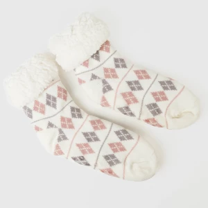 Calcetines mujer Casimira malva 2