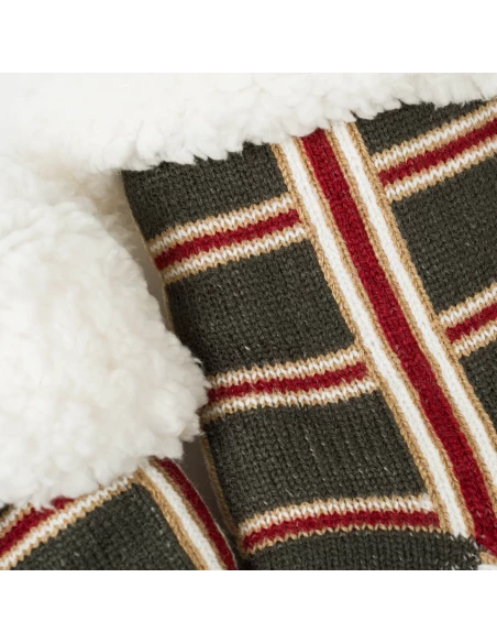 Calcetines mujer Cuadro Nelby verde caceria Calcetines mujer Cuadro Nelby verde caceria