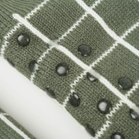 Calcetines hombre Cuadro Pruden verde caceria