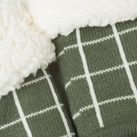 Calcetines hombre Cuadro Pruden verde caceria