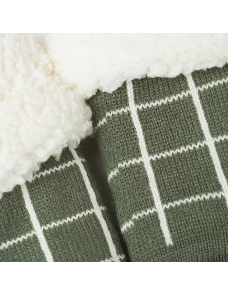 Calcetines hombre Cuadro Pruden verde caceria Calcetines hombre Cuadro Pruden verde caceria