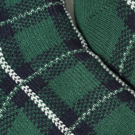 Calcetines hombre Cuadro Ruz azul marino