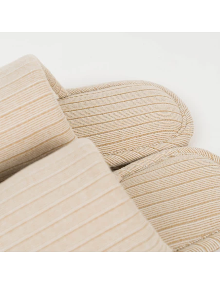 Zapatilla Canale raya ancha