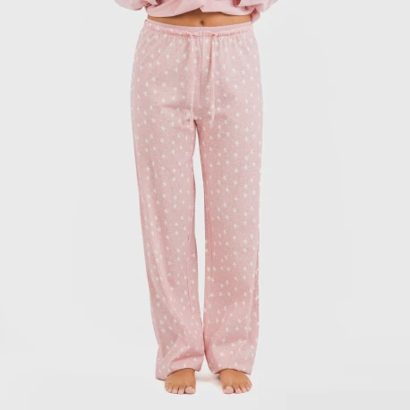 Pijama largo algodón Kim rosa