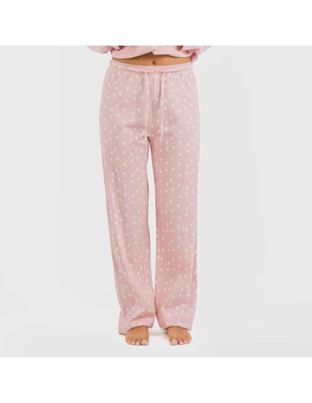 Pijama largo algodón Kim rosa