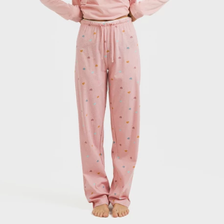 Pijama largo algodón Mapita rosa