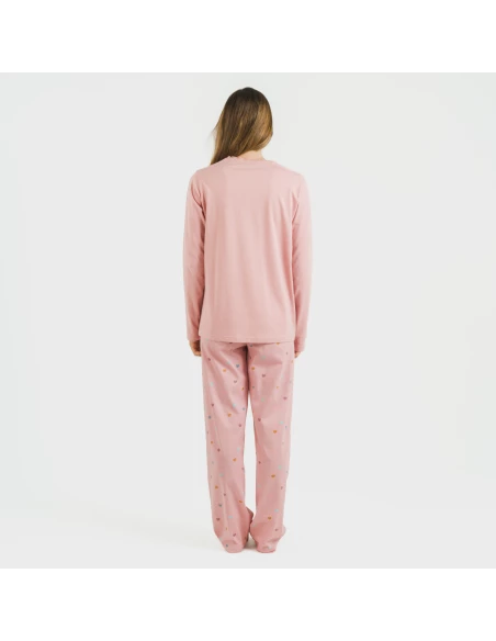 Pijama largo algodón Mapita rosa Pijama largo algodón Mapita rosa
