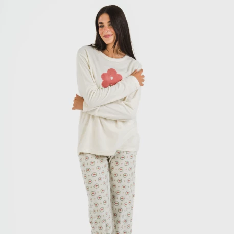 Pijama polar Tulina natural