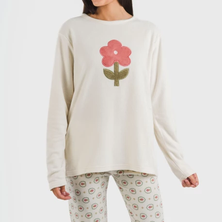 Pijama polar Tulina natural