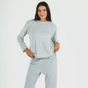 Pijama terciopelo Nemo celeste 2