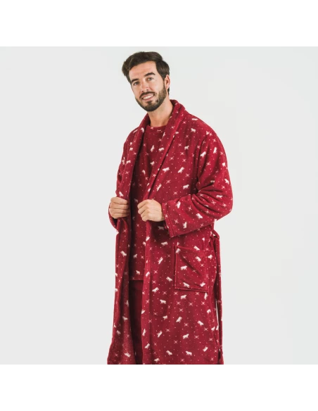 Bata coral hombre Cody burdeos Bata coral hombre Cody burdeos