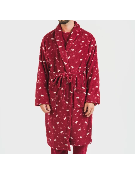 Bata coral hombre Cody burdeos Bata coral hombre Cody burdeos