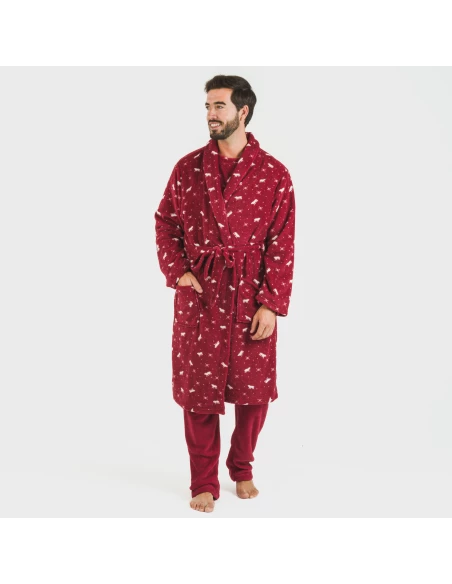 Bata coral hombre Cody burdeos Bata coral hombre Cody burdeos