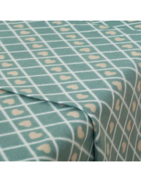 Juego de sábanas pirineo Ilenia verde seco Juego de sábanas pirineo Ilenia verde seco