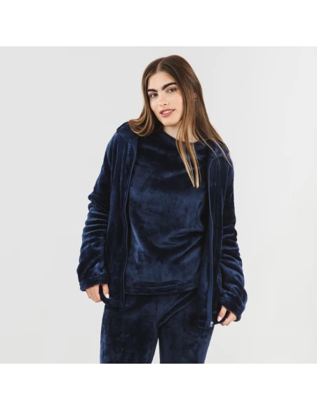 Sudadera terciopelo lisa Sudadera terciopelo lisa