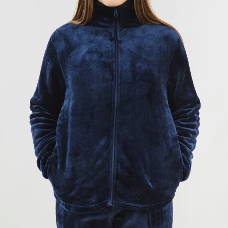 Sudadera terciopelo lisa