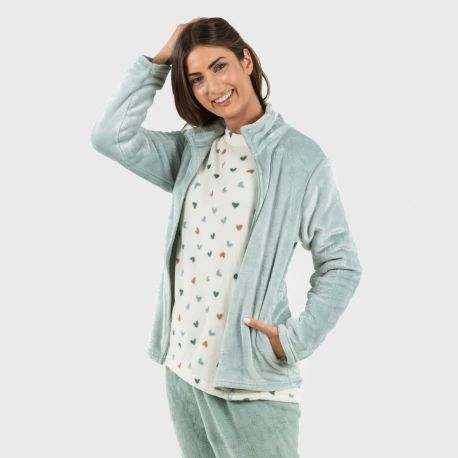 Sudadera terciopelo lisa