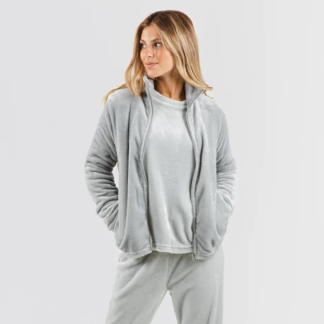 Sudadera terciopelo lisa