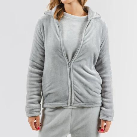 Sudadera terciopelo lisa