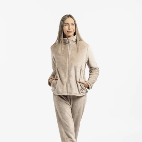 Sudadera terciopelo lisa