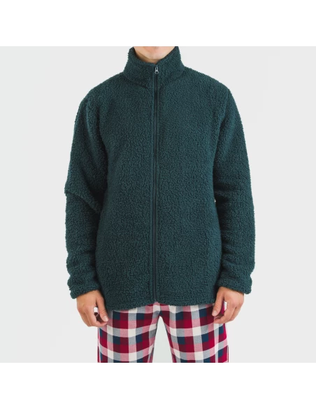 Sudadera sherpa hombre lisa Sudadera sherpa hombre lisa