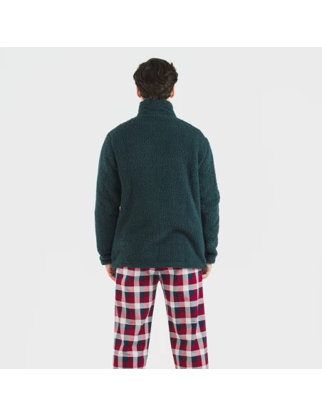 Sudadera sherpa hombre lisa Sudadera sherpa hombre lisa