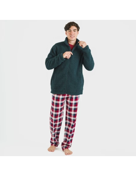 Sudadera sherpa hombre lisa Sudadera sherpa hombre lisa