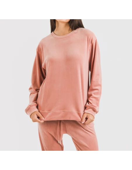 Pijama largo Velvet liso Pijama largo Velvet liso