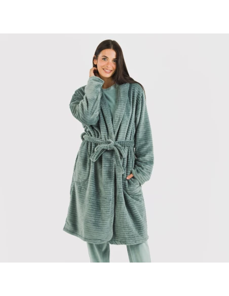 Bata terciopelo Raya lisa Bata terciopelo Raya lisa