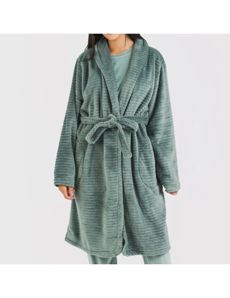 Bata terciopelo Raya lisa Bata terciopelo Raya lisa