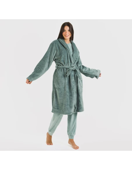 Bata terciopelo Raya lisa Bata terciopelo Raya lisa