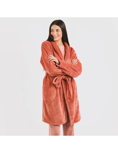 Bata terciopelo Raya lisa Bata terciopelo Raya lisa