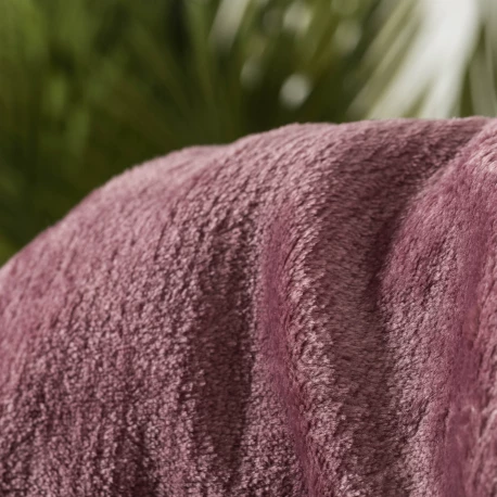 Manta terciopelo lisa