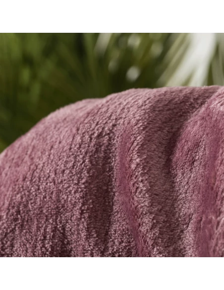 Manta terciopelo lisa