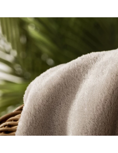 Manta terciopelo lisa