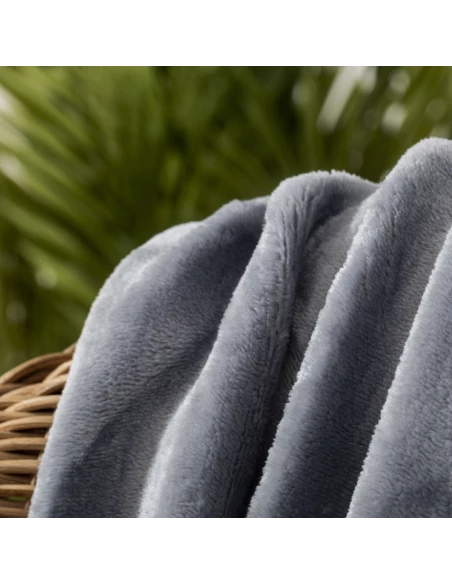 Manta terciopelo lisa